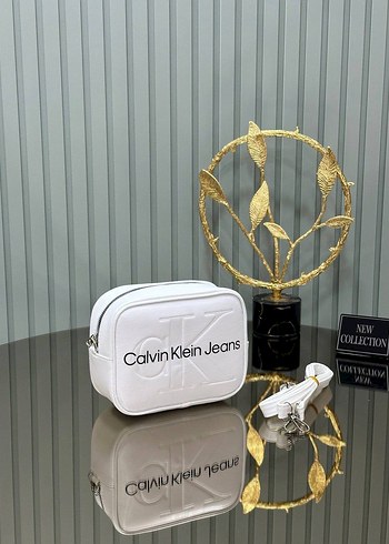 Calvin Klein Jeans Beyaz Kadın Çapraz Çanta