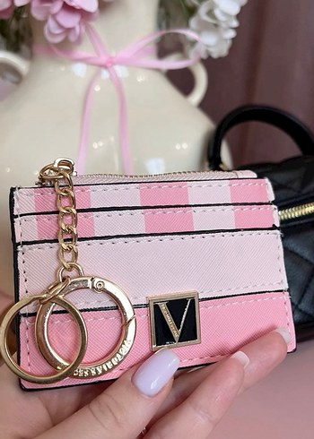 Victoria s Secret Victoria secret Pembe Deri Kadın Anahtarlık