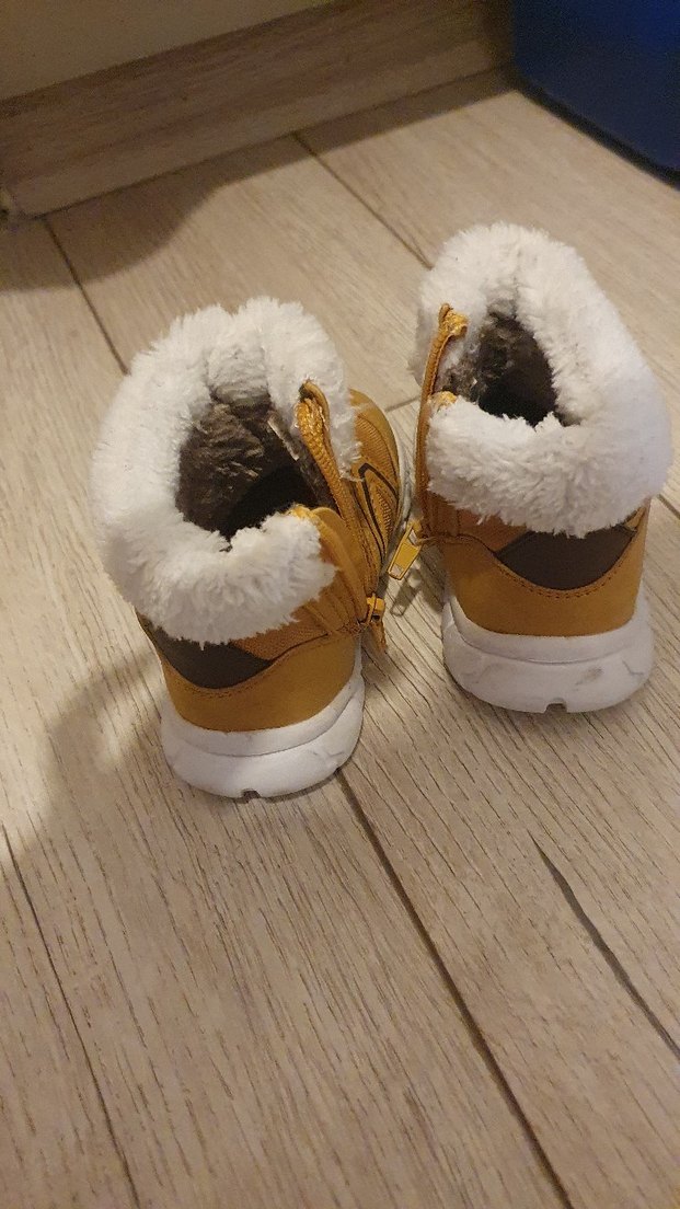 Kürklü Erkek Çocuk Kahverengi Bot - Görsel 2