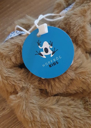 Hopfrög tüylü çocuk panduf - Görsel 4