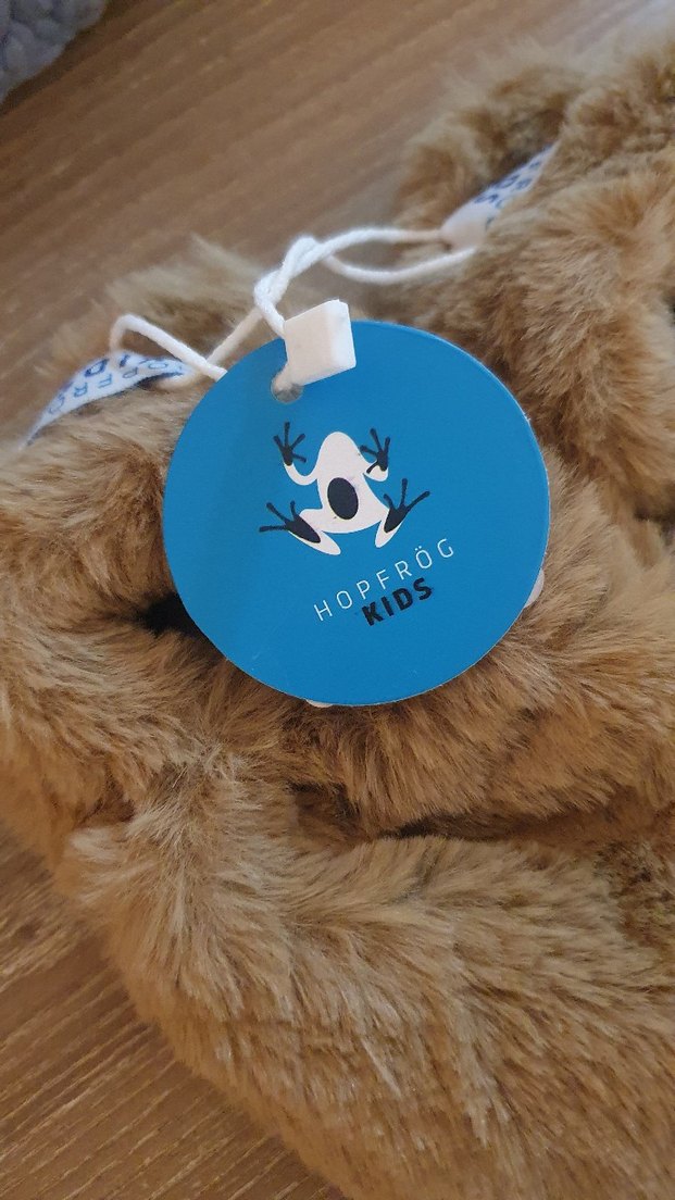 Hopfrög tüylü çocuk panduf - Görsel 4