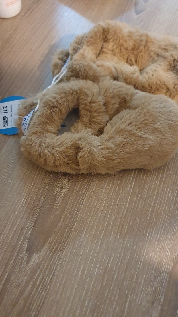 Hopfrög tüylü çocuk panduf - Görsel 2