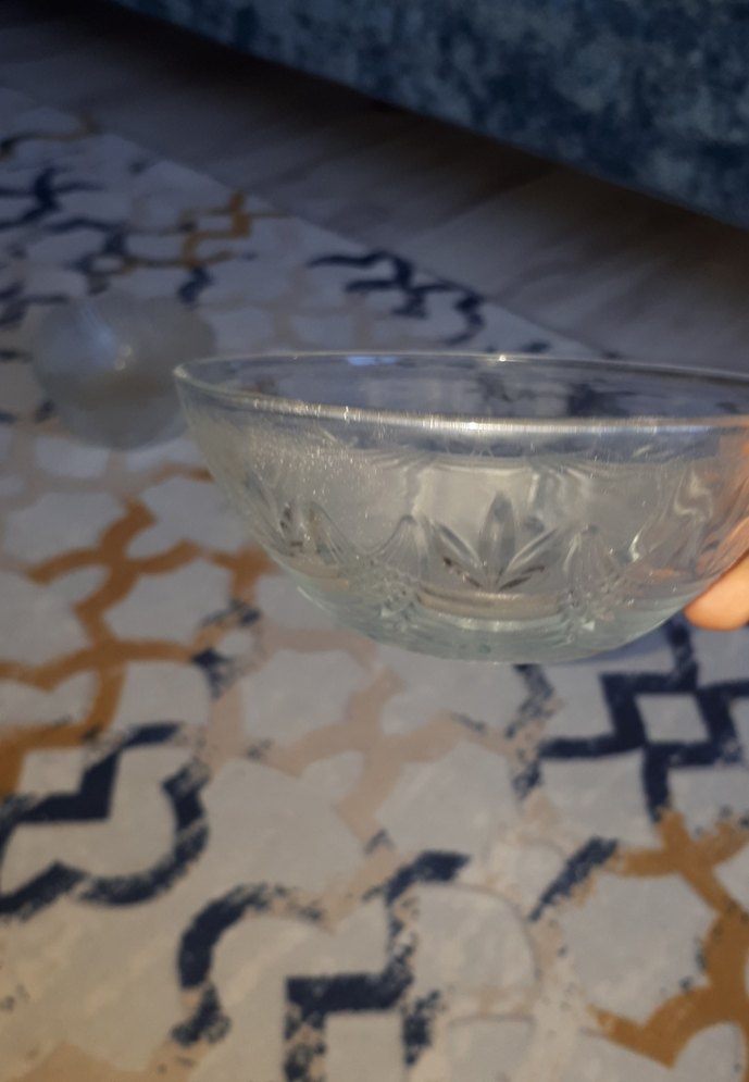 Parlak Beyaz Cam Tabak - Görsel 2