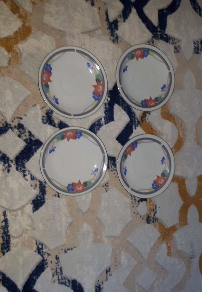 Çiçek Desenli Beyaz Gıda Kabı - Görsel 3