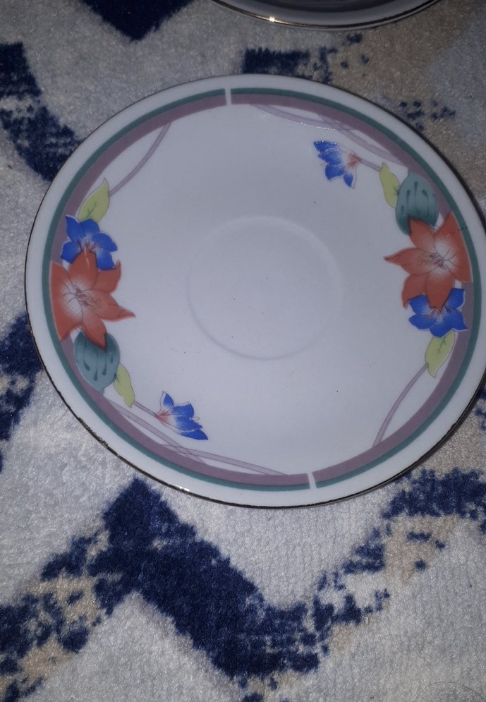 Çiçek Desenli Beyaz Gıda Kabı - Görsel 2