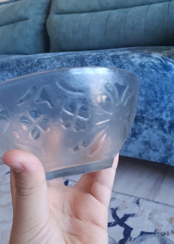 Şeffaf Cam Küçük Kase Seti - Görsel 2