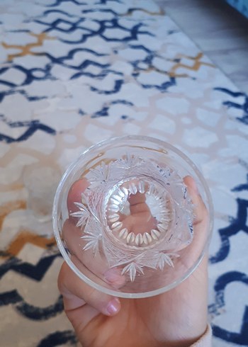 İşlemeli Kristal Bardak Seti - Görsel 3