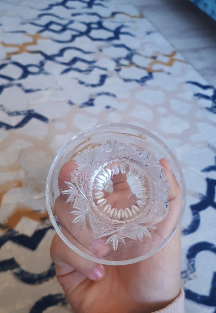 İşlemeli Kristal Bardak Seti - Görsel 3