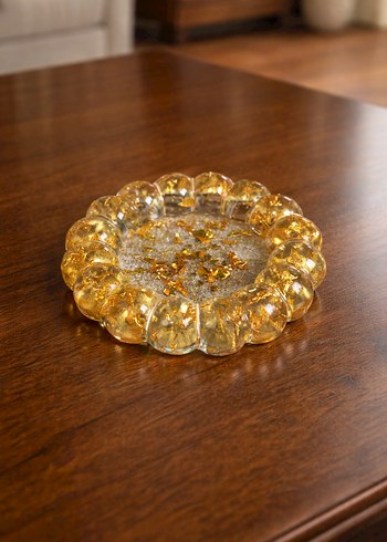 Parlak Altın Renkli Bardak Altlığı - Görsel 2