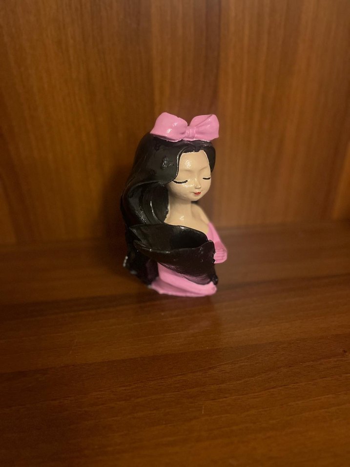 dekoratif kız figürü biblo - Görsel 3