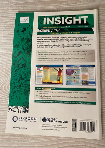  Insight Upper-Intermediate Öğrenci Kitabı OXFORD