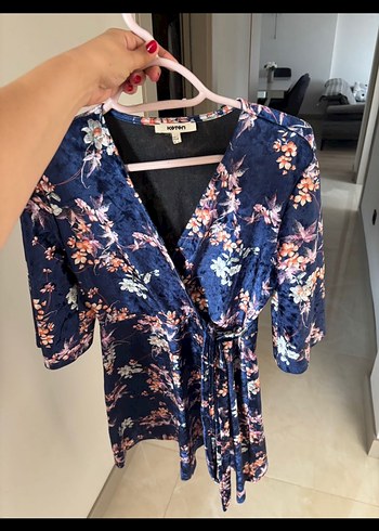 Koton kadife Kimono elbise