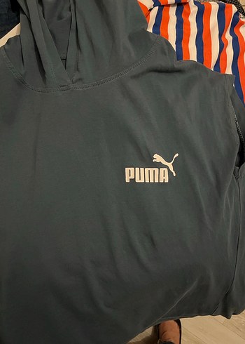 s Beden yeşil Renk Su yeşili Denim Yakalı PUMA Tişört