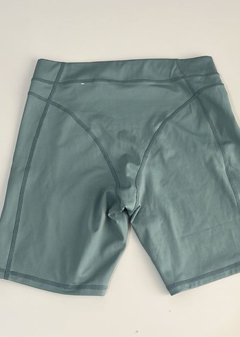 m Beden yeşil Renk Kadın Yüksek Bel Mini Spor Şort H&M