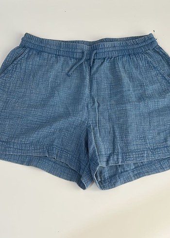 Kadın Mavi Denim Mini Şort