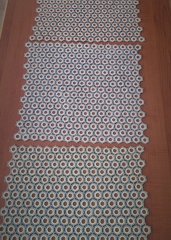 El Yapımı geleneksel örgü sehpa örtüsü - Görsel 2