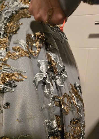 Abiye Elbise.özel dikim.36 beden - Görsel 5