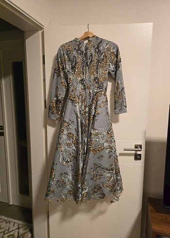 Abiye Elbise.özel dikim.36 beden - Görsel 3