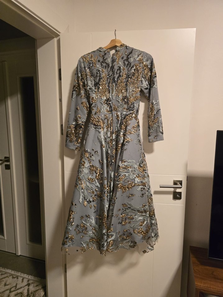 Abiye Elbise.özel dikim.36 beden - Görsel 3