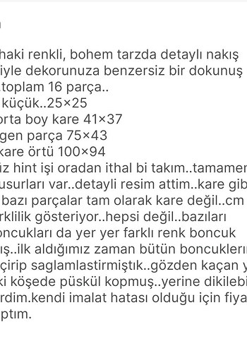 boncuk işleme hakiki hint işi yeşil salon takımı - Görsel 9