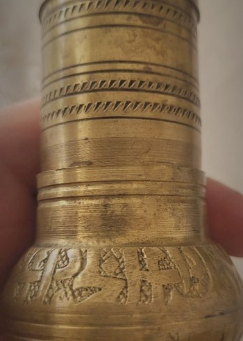 Antika Pirinç Kahve Değirmeni - Görsel 4