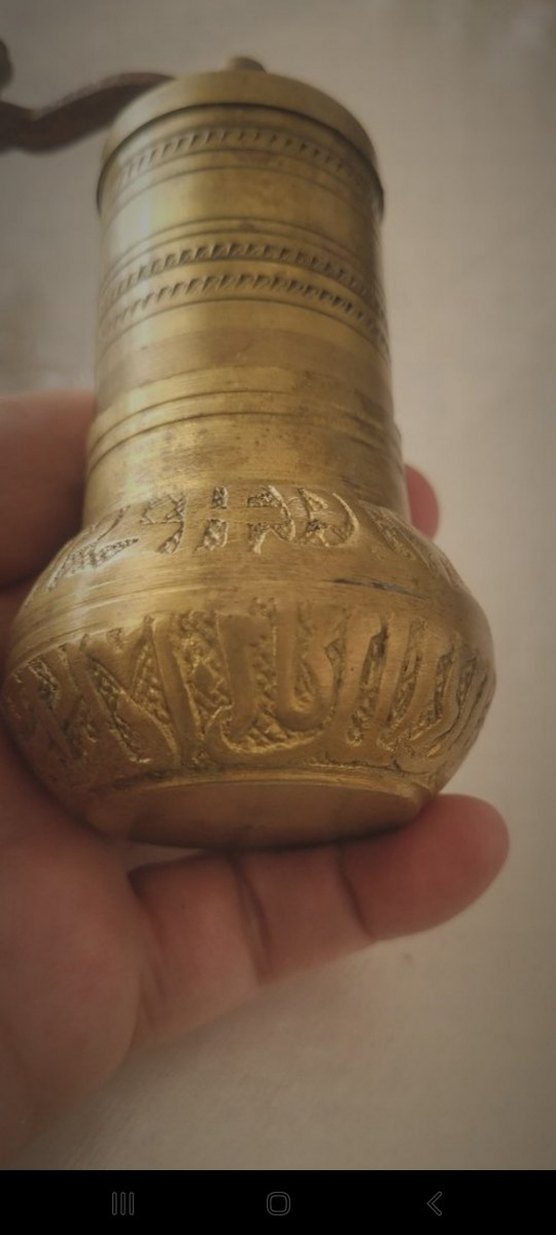 Antika Pirinç Kahve Değirmeni - Görsel 3