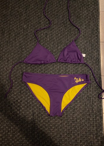 Mor İpli Kadın Bikini Takımı