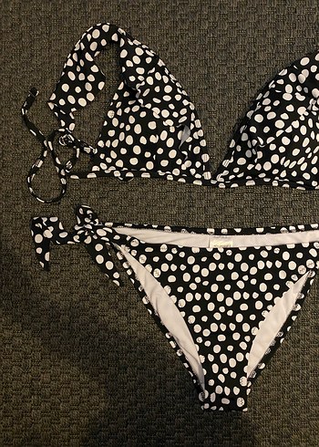 Aeropostale Siyah Puantiyeli Bikini Takımı