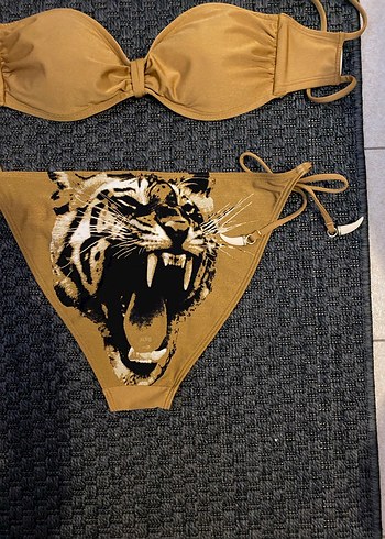 38 Beden Bej İpli Bohem Bikini
