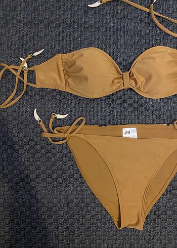 H&M Bej İpli Bohem Bikini