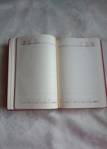 Koyu Kırmızı Planlayıcı AJANDA - Görsel 3