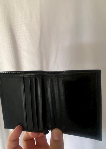Siyah Minimalist Erkek Cüzdanı Elle - Görsel 6