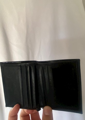 Siyah Minimalist Erkek Cüzdanı Elle - Görsel 5