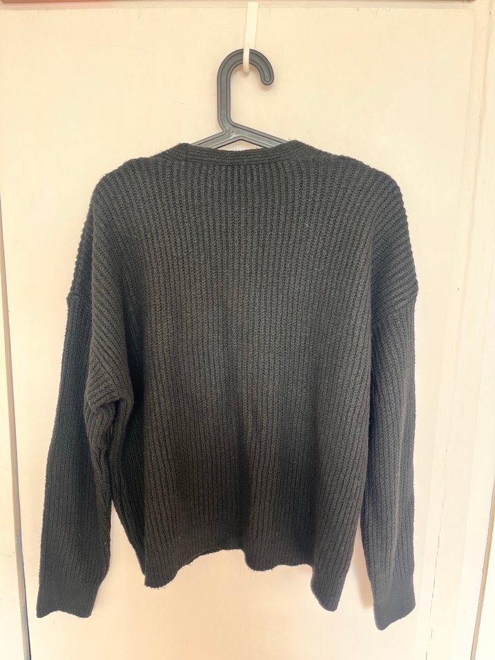 DEFACTO Siyah Triko Kadın Hırka - Görsel 2