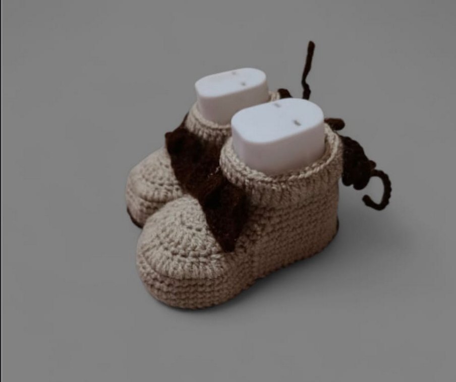 Erkek Çocuk Örgü Bohem Bot - Görsel 4