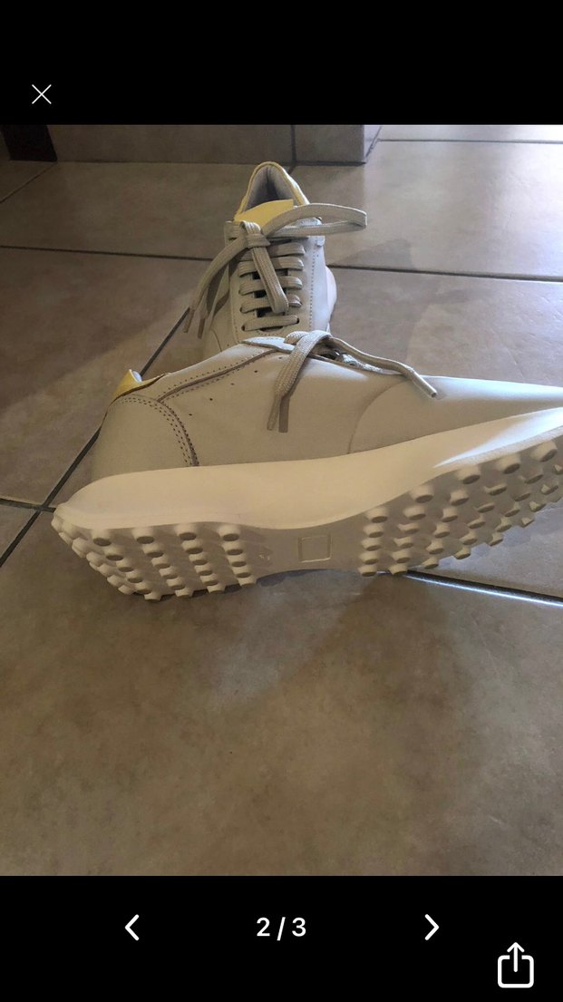 Sarı Detaylı bej Stiletto Topuklu Kadın Spor Ayakkabı - Görsel 2