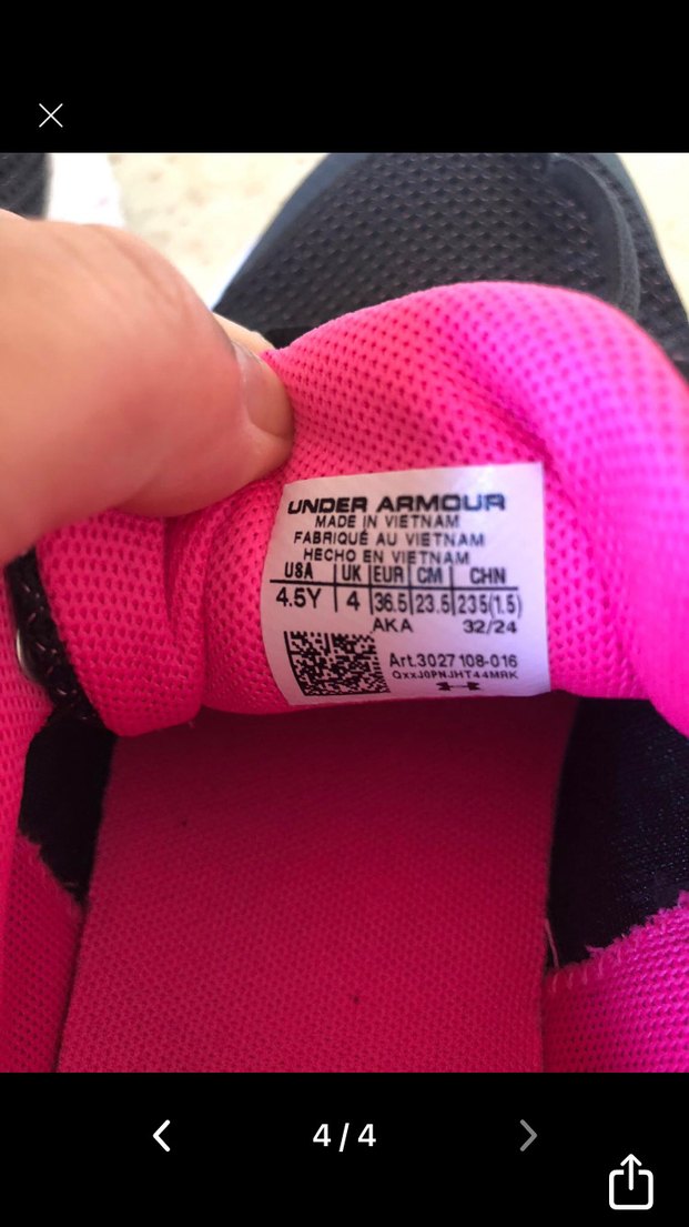 Pembe Siyah Bağcıklı Kadın Spor Ayakkabı - Görsel 4