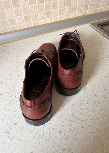 Deri Kahverengi Klasik Erkek Ayakkabı - Görsel 3