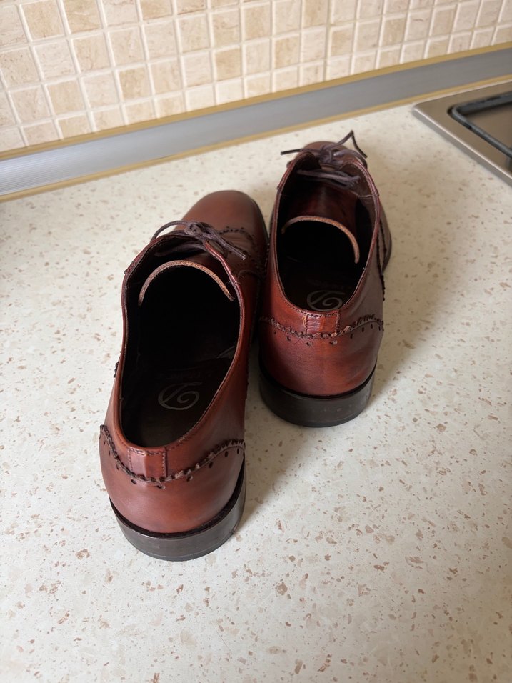 Deri Kahverengi Klasik Erkek Ayakkabı - Görsel 3