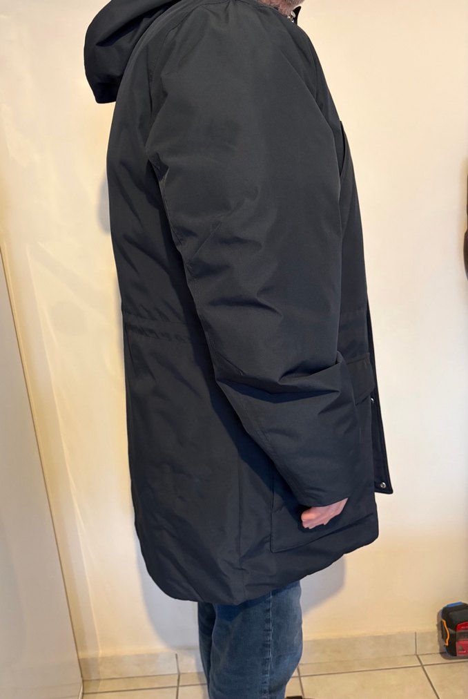 Gant Düğmeli lacivert Erkek Midi Mont - Görsel 2