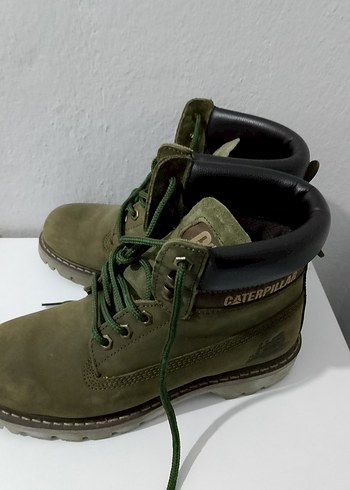 Kadın Yeşil Süet 38 caterpıller - Görsel 5