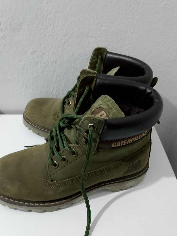 Kadın Yeşil Süet 38 caterpıller - Görsel 5