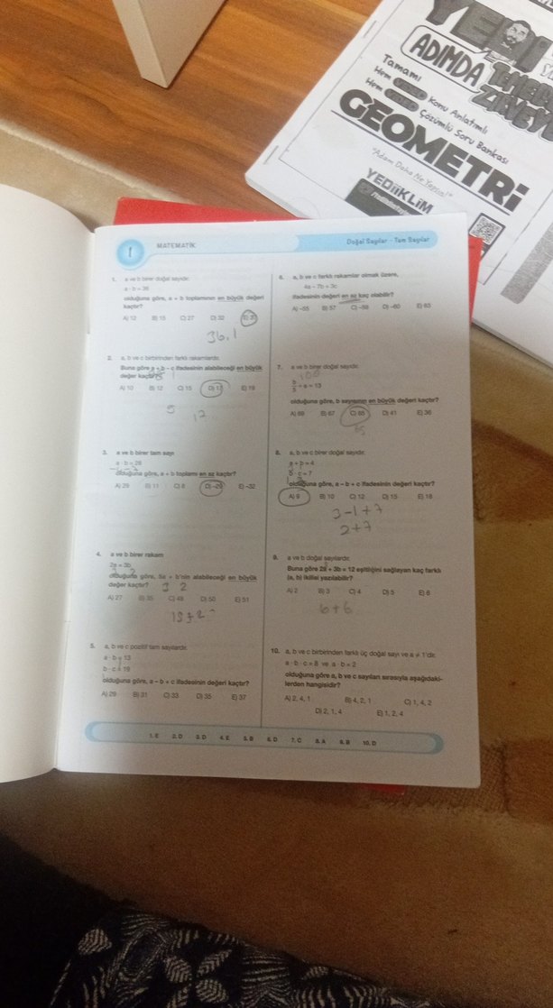 KPSS 2024 Matematik Yaprak Test Kitabı - Görsel 2