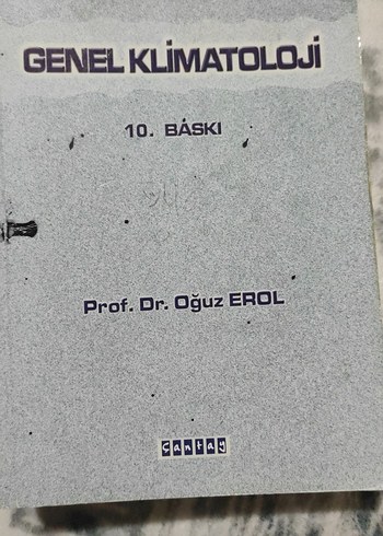 Genel Klimatoloji Kitabı - Prof. Dr. Oğuz Erol