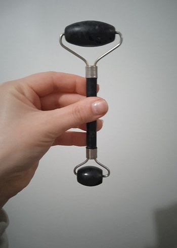 Çift Uçlu Siyah Yüz Masaj Taşı - Görsel 2