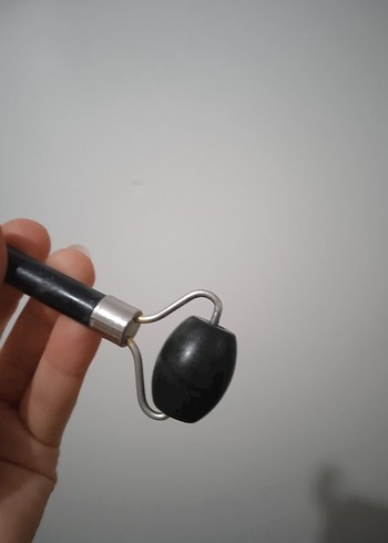 Çift Uçlu Siyah Yüz Masaj Taşı - Görsel 3