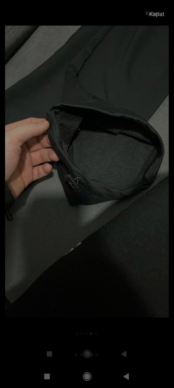 Siyah Rahat Kesim Kadın Eşofman Altı - Görsel 5