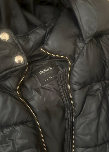 Siyah Kürklü Kadın Kışlık Mont - Görsel 3