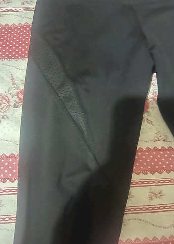 Siyah Düz Rahat Kadın Tayt - Görsel 2