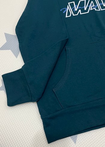 Mavi Jeans Kadın Mavi Kapüşonlu Fermuarlı Sweatshirt